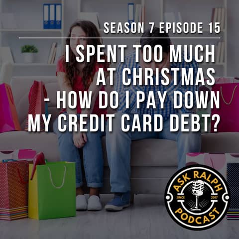 I spent too much at Christmas - how do I pay down my credit card debt?