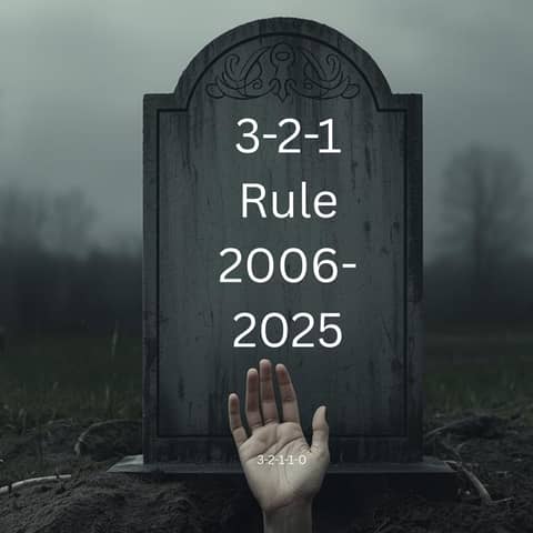 The Death of the 3-2-1 Rule: Enter 3-2-1-1-0