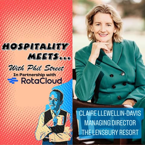 #197 - Hospitality Meets Claire Llewellin-Davis - From the Trenches to Tennis Courts