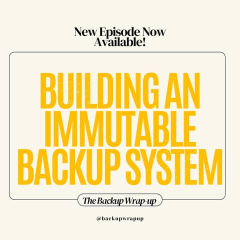 Building an immutable backup system