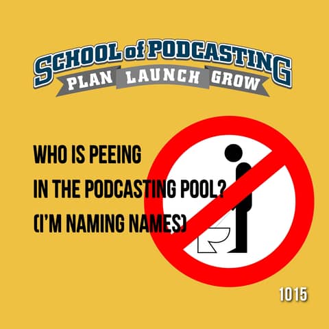 Who is Peeing in the Podcast Pool?