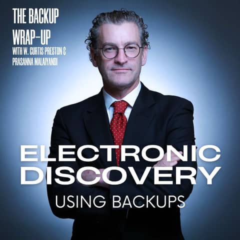 Electronic Discovery tools that extract from backups