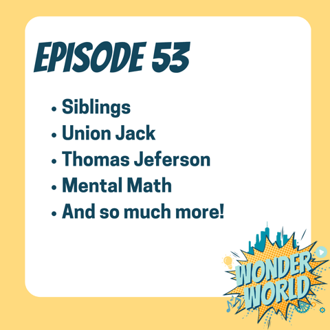 Wonder World Podcast Monday, April 8