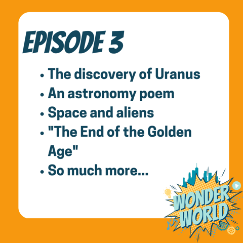 Wonder World Podcast Monday, March 13