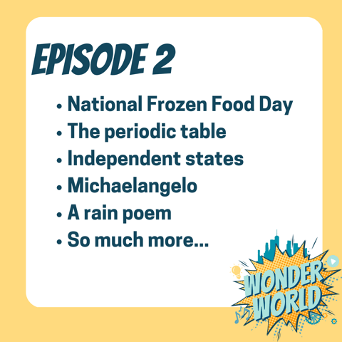 Wonder World Podcast Monday, March 6