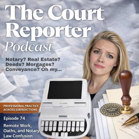 #74 - Navigating the Confusion of Notary Requirements for Court Reporters