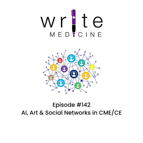 AI, Art & Social Networks in Continuing Education for Health Professionals