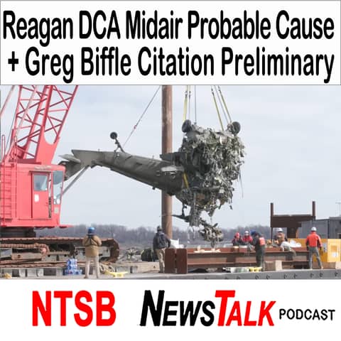 Reagan National (DCA) Midair Collision Probable Cause + Greg Biffle Citation 550 Preliminary Report