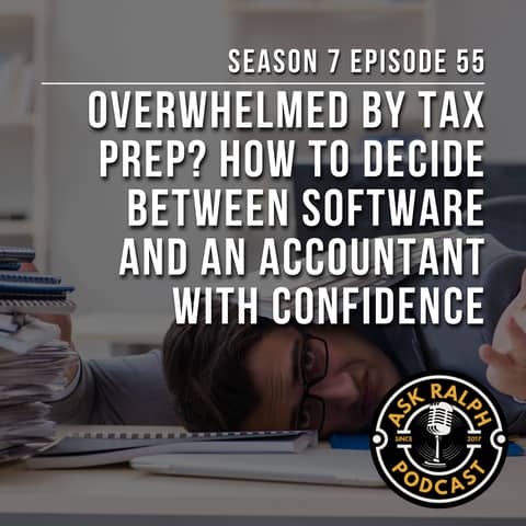 Overwhelmed by tax prep? How to decide between software and an accountant with confidence.