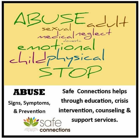 Abuse, Violence, and Sexual Assault: Safe Connections Found Here