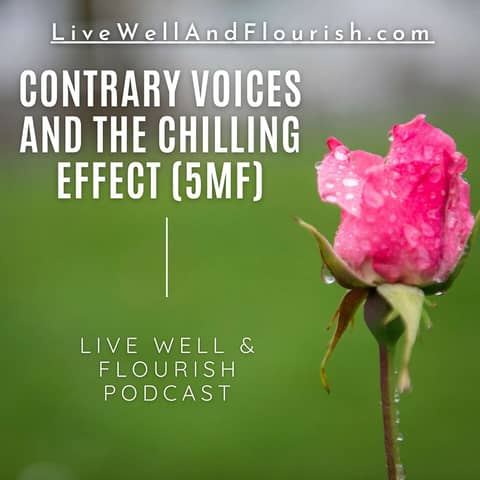 Silencing Contrary Voices and the Chilling Effect (5 Minute Flourishing)