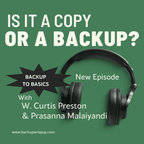 Is it a backup or just a copy?