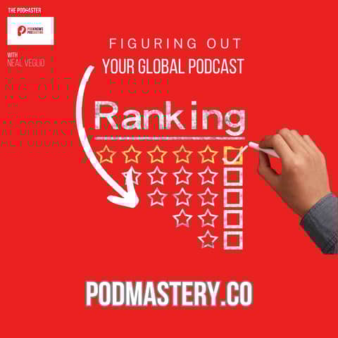 Learn your REAL podcast global ranking - NOT your listen score!