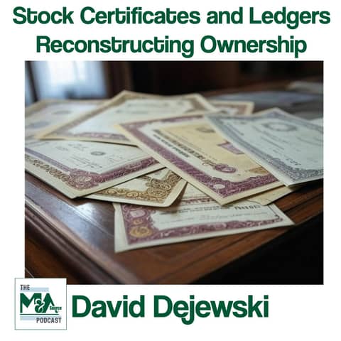 Stock Certificates and Ledgers: Reconstructing Ownership