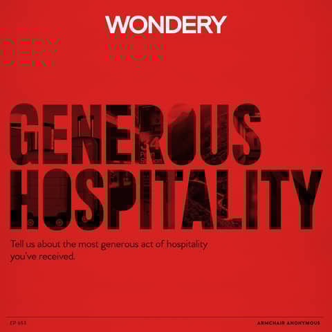 Armchair Anonymous: Generous Hospitality