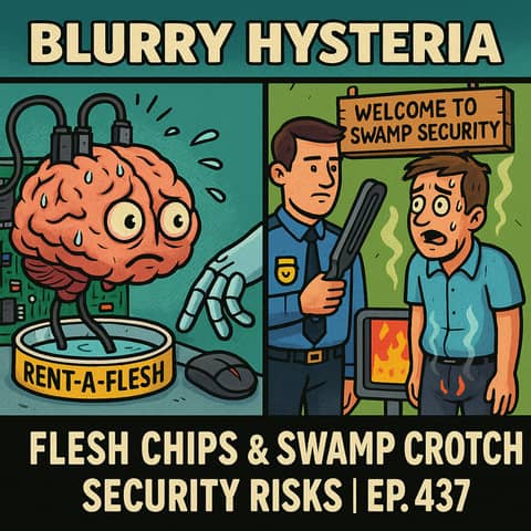 Blurry Hysteria: Flesh Chips & Swamp Crotch Security Risks | Ep. 437