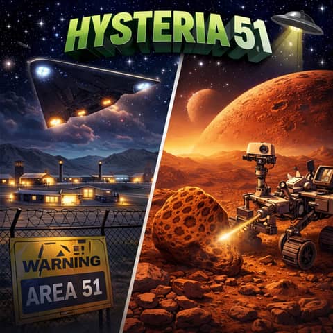 Nacho Jet vs. Martian Microbes: Area 51 “Dorito” Craft Meets Mars Mystery | 474