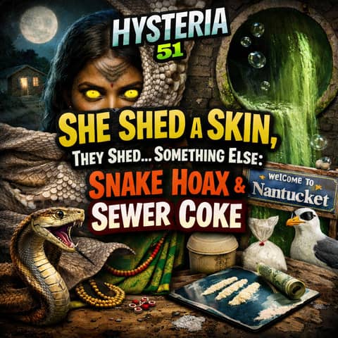 She Shed a Skin, They Shed… Something Else: Snake Hoax & Sewer Coke | 480