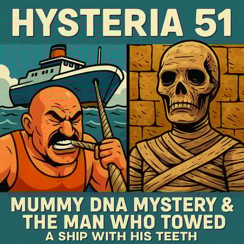 Mummy DNA Mystery & The Man Who Towed a Ship With His Teeth | 449