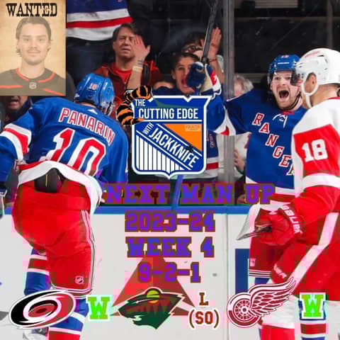 Rangers 2023-24 Week 4, Next Man Up | The Cutting Edge W/JackKnife