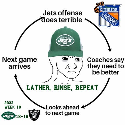 Jets Week 10 2023, Lather, Rinse, Repeat | The Cutting Edge W/JackKnife
