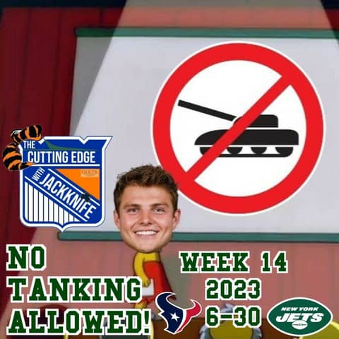 Jets Week 14 2023, No Tanking Allowed! | The Cutting Edge W/ JackKnife