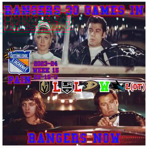 Rangers 23-24 Week 15, Pain | The Cutting Edge W/JackKnife