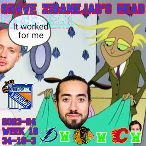 Rangers 23-24 Week 18, Shave Zibanejad's Head | The Cutting Edge W/ JackKnife