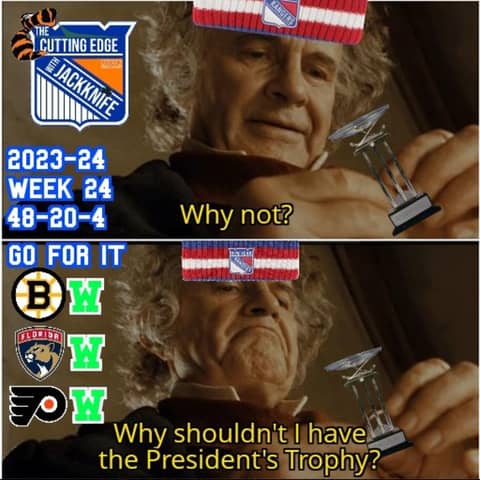 Rangers 23-24 Week 24, Go For It | The Cutting Edge W/JackKnife