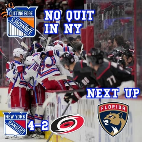 Rangers 23-24 Playoffs, No Quit in NY | The Cutting Edge W/JackKnife