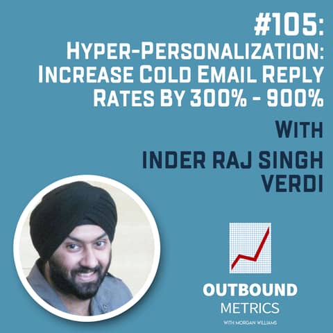 #105: Hyper-personalization: Increase cold email reply rates by 300% - 900% (Inder Raj Singh Virdi)