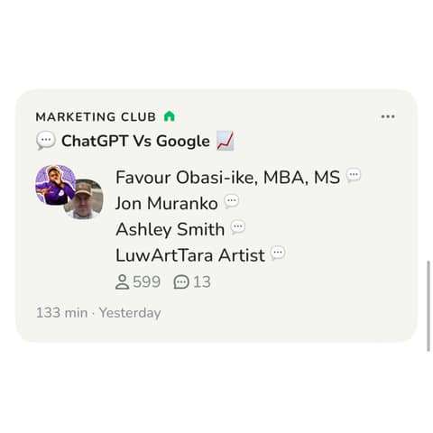 💬 ChatGPT Vs Google 📈 [Clubhouse Audio] - 219