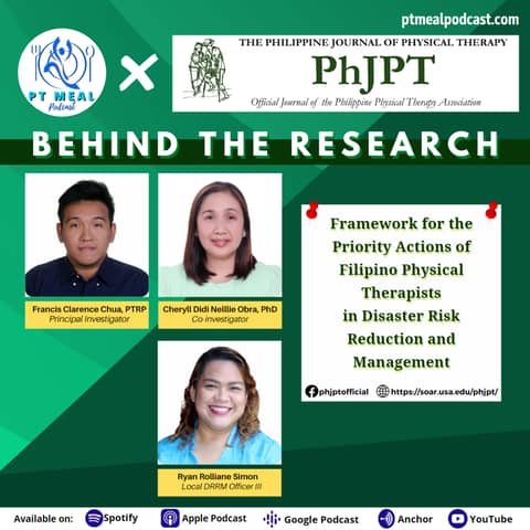 BTR 2: Physical Therapists in Disaster Risk Reduction and Management | Behind the Research