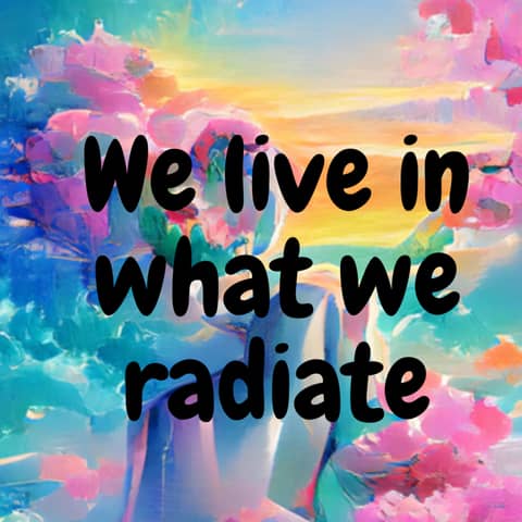 The Universal Principle: Living in What We Radiate