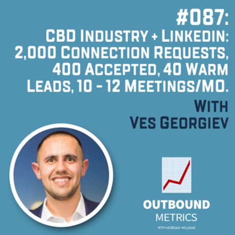 #087: CBD Industry + LinkedIn: 2,000 connection requests, 400 accepted, 40 warm leads, 10 - 12 meetings/mo. (Ves Georgiev)
