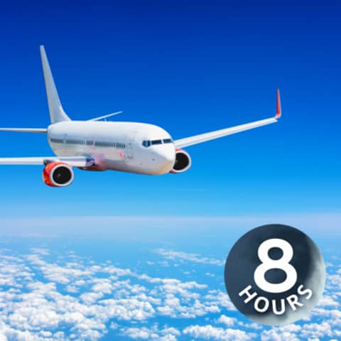 Airplane White Noise Sound for Sleeping or Studying | 8 Hours Jet Engines