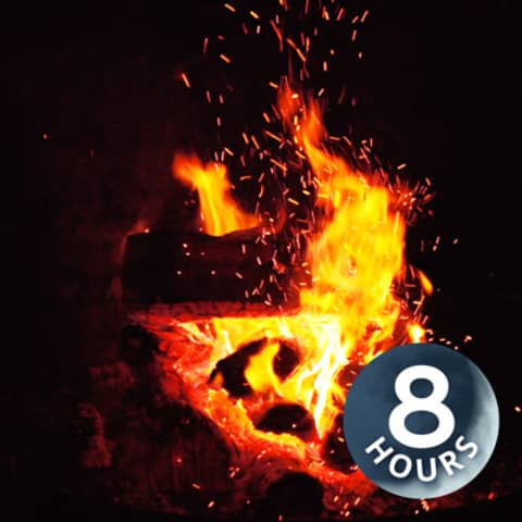 Relaxing Sounds of Crackling Campfire for Stress Relief or Sleep | 8 Hours