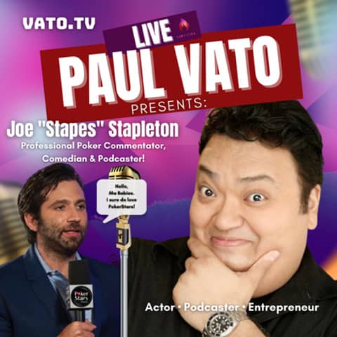 Joe "Stapes" Stapleton. Poker Commentator, Comedian & Podcaster Accidentally Reveals His Secret Addiction!