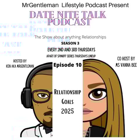 Date Nite Talk Podcast Episode 10 - Relationship Goals 2025 4/10/2025