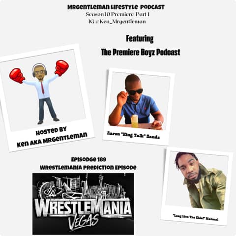 Episode 189 - Wrestlemania Prediction Episode With Aaron "King Talk" Sands and "Long Live The Chief" Malimal 4/18/2026