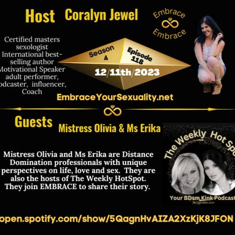 Mistress Olivia & Ms Erika from the Weekly Hot Spot