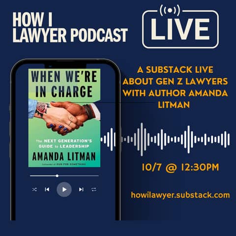 LIVE: A Conversation with Amanda Litman on Gen Z Lawyers