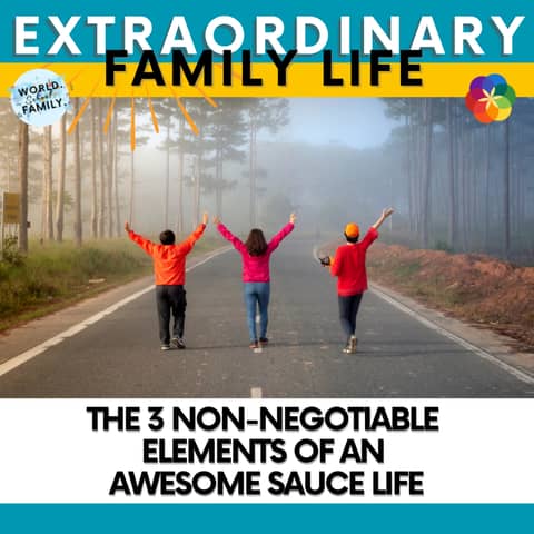 #25 The 3 Non-negotiable Elements of an Awesome Sauce Life #25 The 3 Non-negotiable Elements of an Awesome Sauce Life