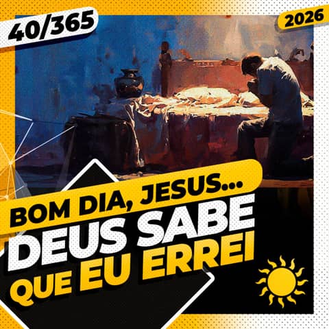 DEUS SABE QUE EU ERREI - Bom dia, Jesus! 40/365 (2026)