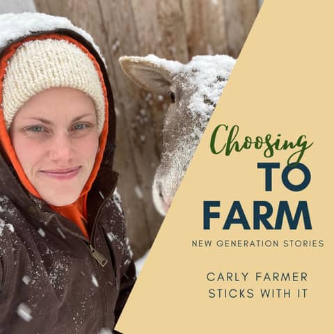 Carly Farmer Sticks With It
