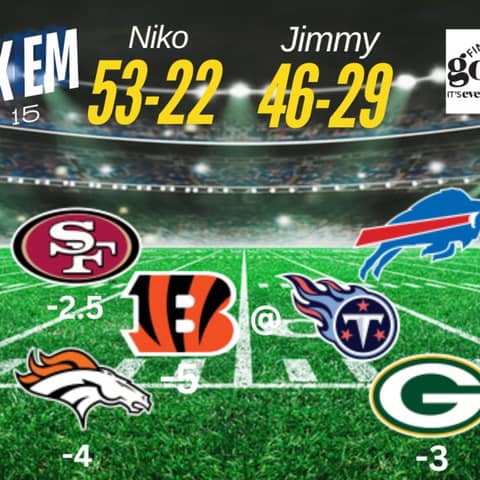 Gladiators of the Podcast Space Make their Expert Picks for Week 15- Ep 210 Clipped