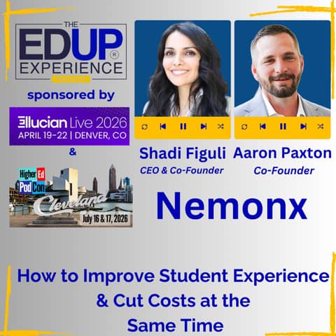 How to Improve Student Experience & Cut Costs at the Same Time - with Shadi Figuli, CEO & Co-Founder, & Aaron P