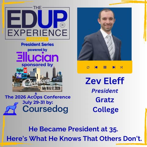 He Became President at 35. Here's What He Knows That Others Don't. - with Zev Eleff, President, Gratz College