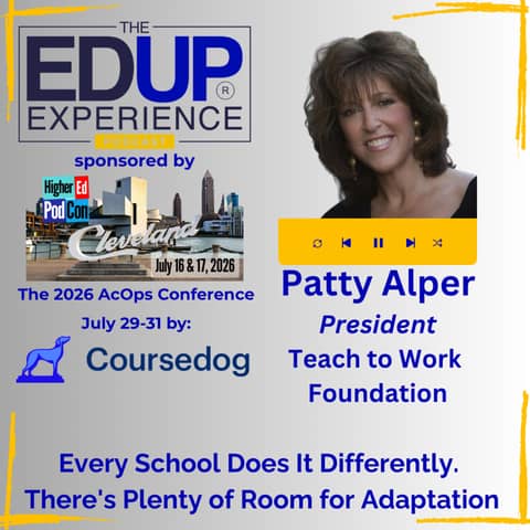 Every School Does It Differently. There's Plenty of Room for Adaptation - with Patty Alper, President, Teach to Work Foundation