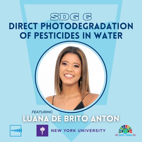 SDG 6 | Direct Photodegradation of Pesticides in Water | Luana de Brito Anton